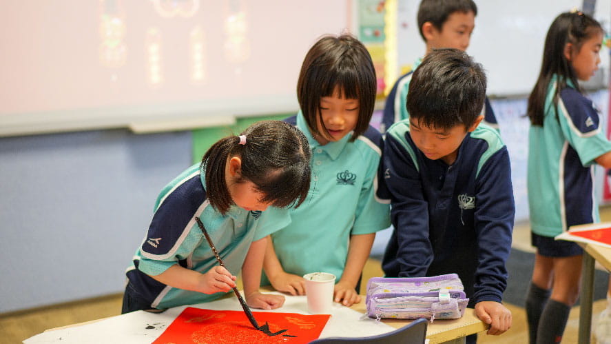 Grade 8 Students Share Cultural Heritage with Grade 1 - Bringing Folk Traditions